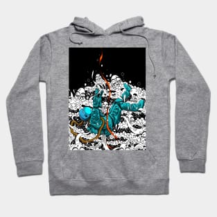 The Falling Astronaut (Blue) Hoodie